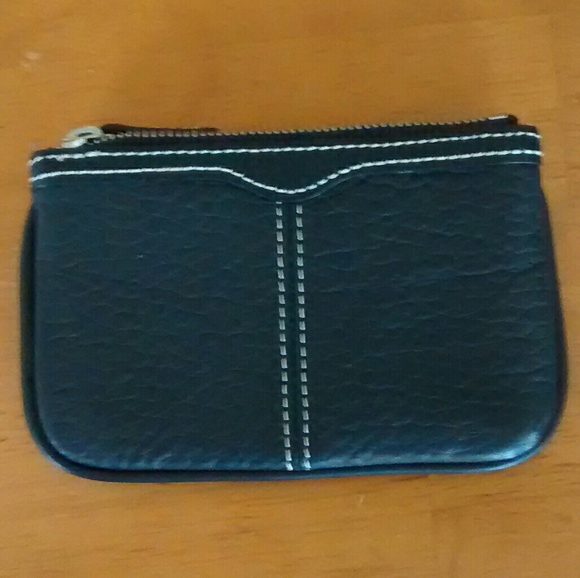 Dooney & Bourke Handbags - Dooney & Bourke Black Leather Coin Case-Never Used